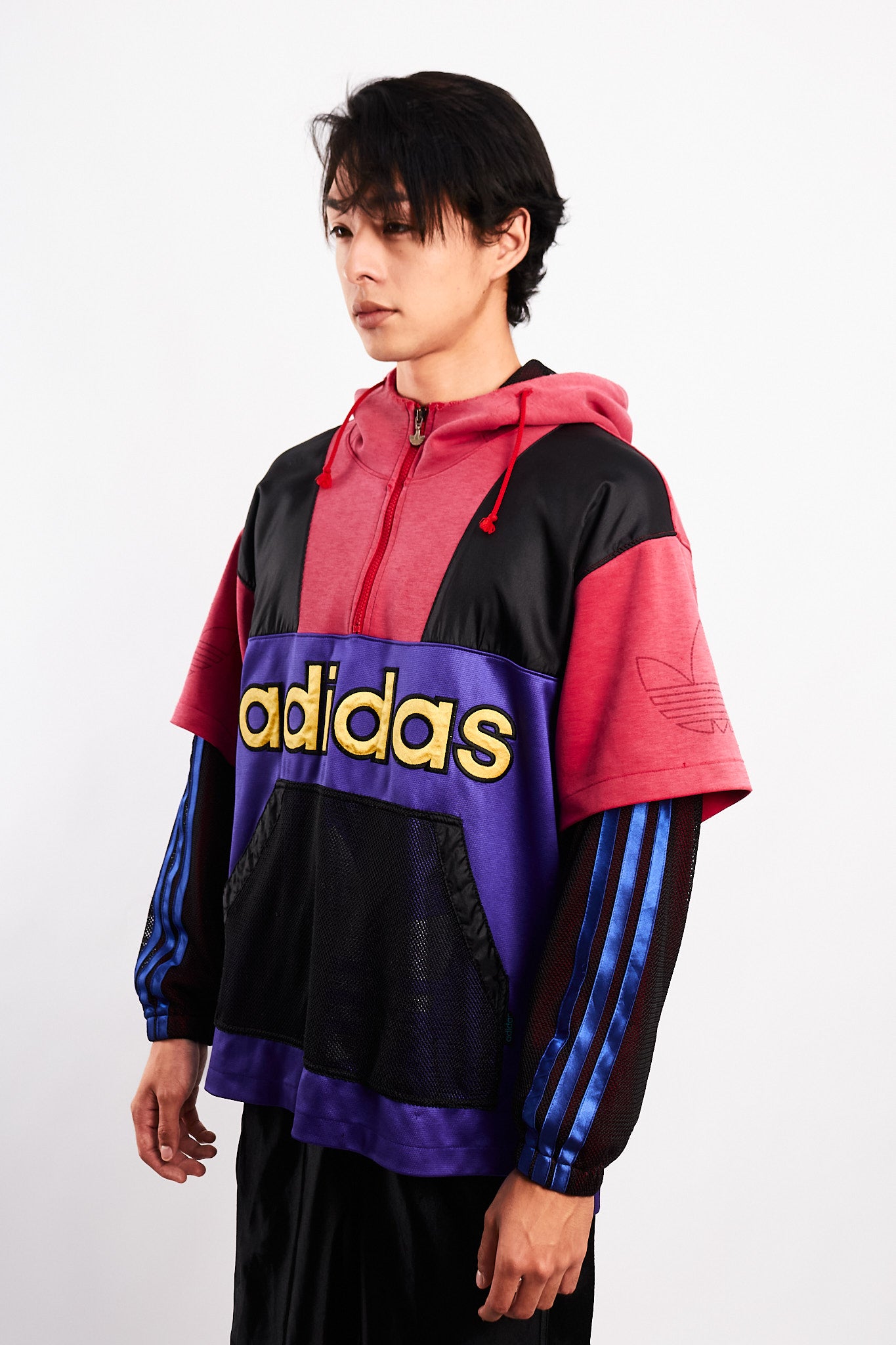 1990s Vintage Adidas x Descente Big Logo Mesh Jacket (M/L)