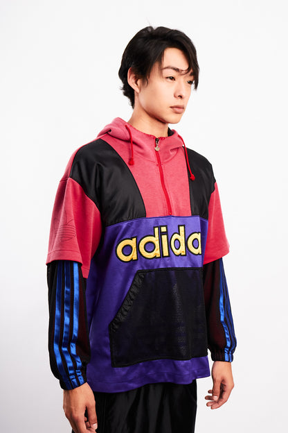 1990s Vintage Adidas x Descente Big Logo Mesh Jacket (M/L)
