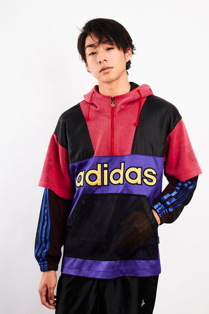 1990s Vintage Adidas x Descente Big Logo Mesh Jacket (M/L)