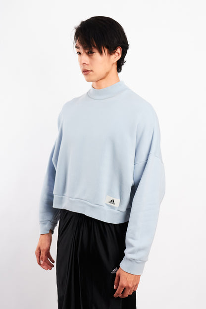 2023 Adidas Baby Blue Boxy Crewneck (S/M)