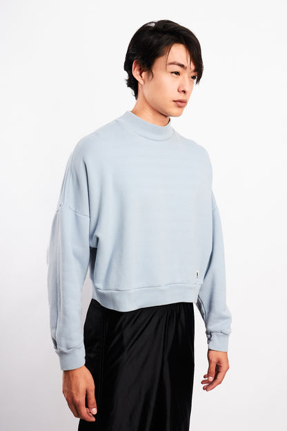 2023 Adidas Baby Blue Boxy Crewneck (S/M)