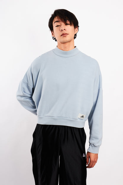 2023 Adidas Baby Blue Boxy Crewneck (S/M)