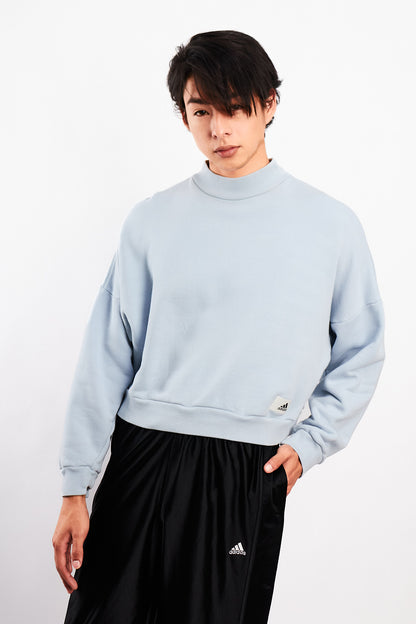 2023 Adidas Baby Blue Boxy Crewneck (S/M)