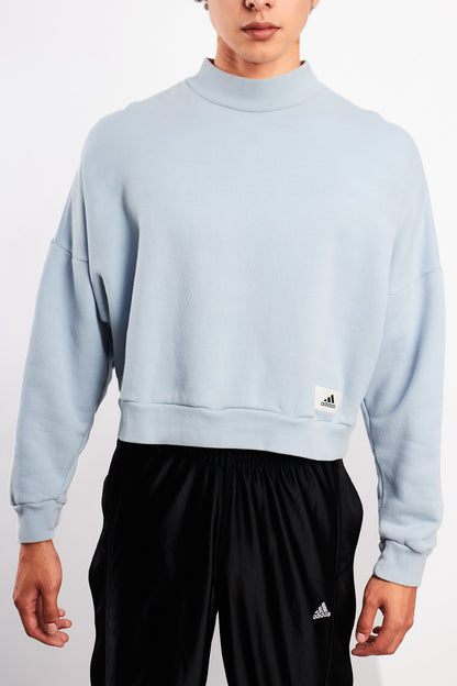 2023 Adidas Baby Blue Boxy Crewneck (S/M)