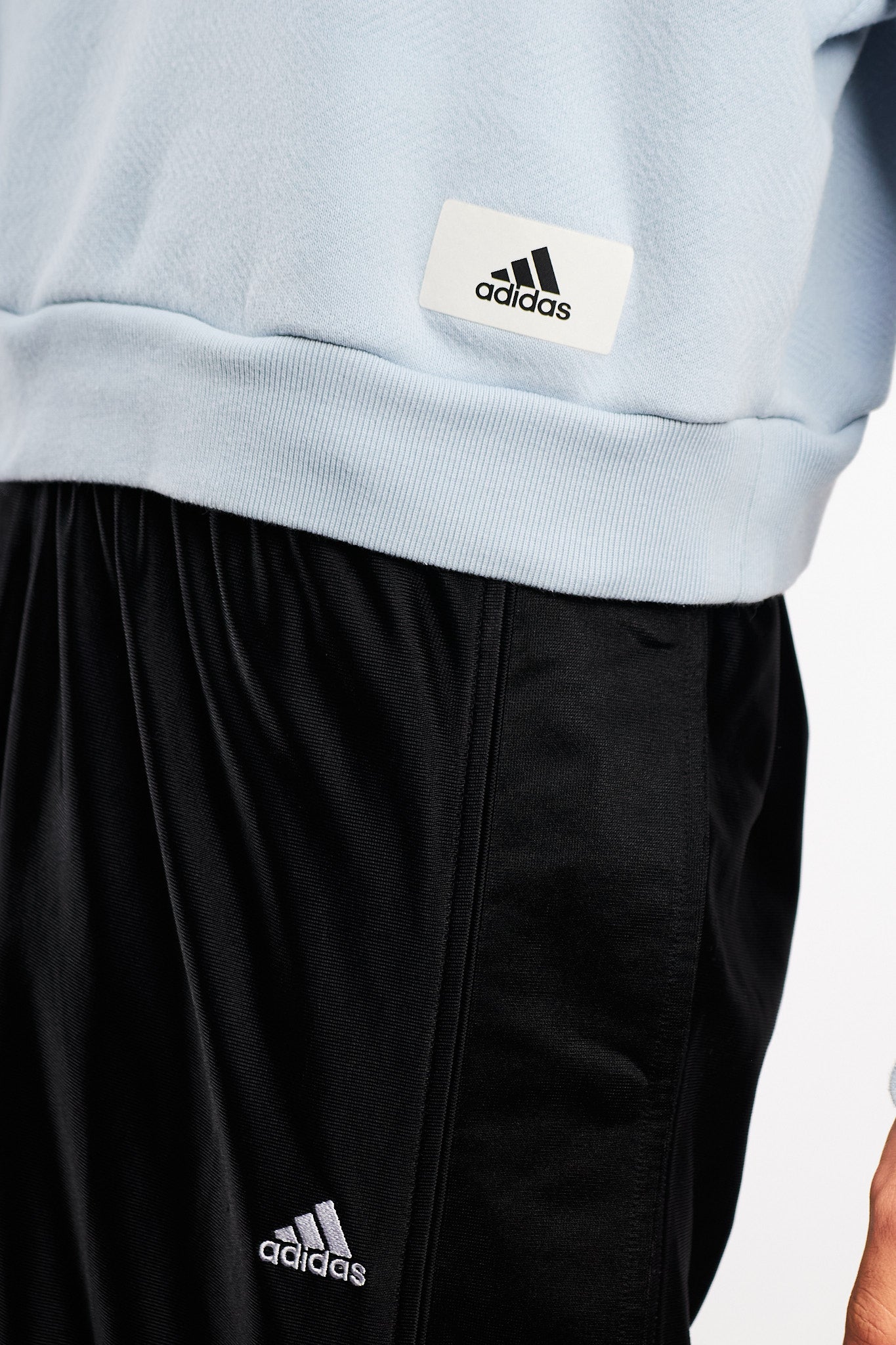 2023 Adidas Baby Blue Boxy Crewneck (S/M)