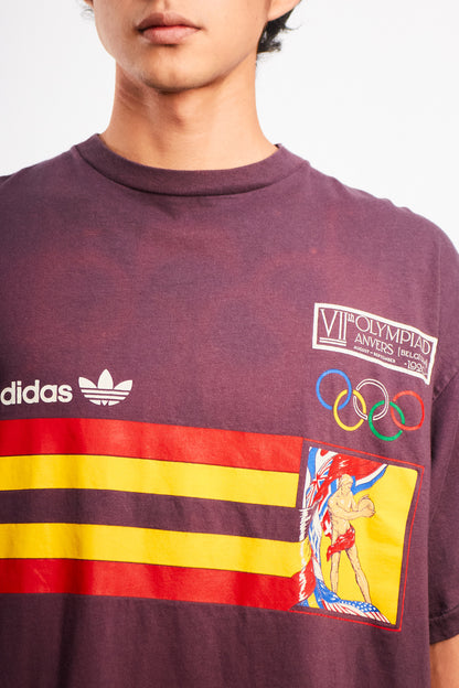 1976 Vintage Adidas Montreal Olympics Game Distressed T-shirt (M/L)