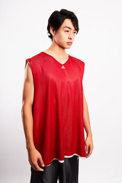 2000 Vintage Adidas Reversible Mesh Tanktop (M/L)