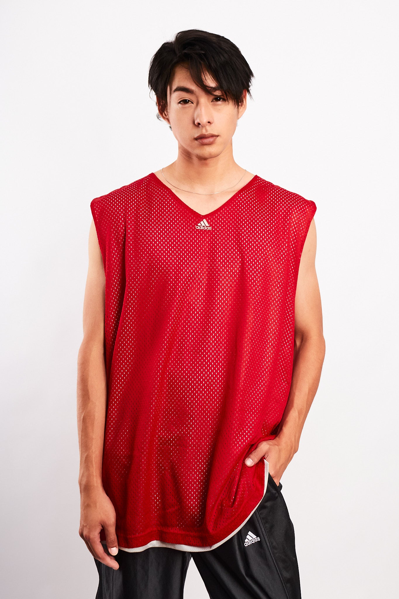 2000 Vintage Adidas Reversible Mesh Tanktop (M/L)