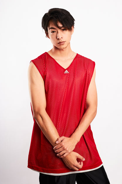 2000 Vintage Adidas Reversible Mesh Tanktop (M/L)