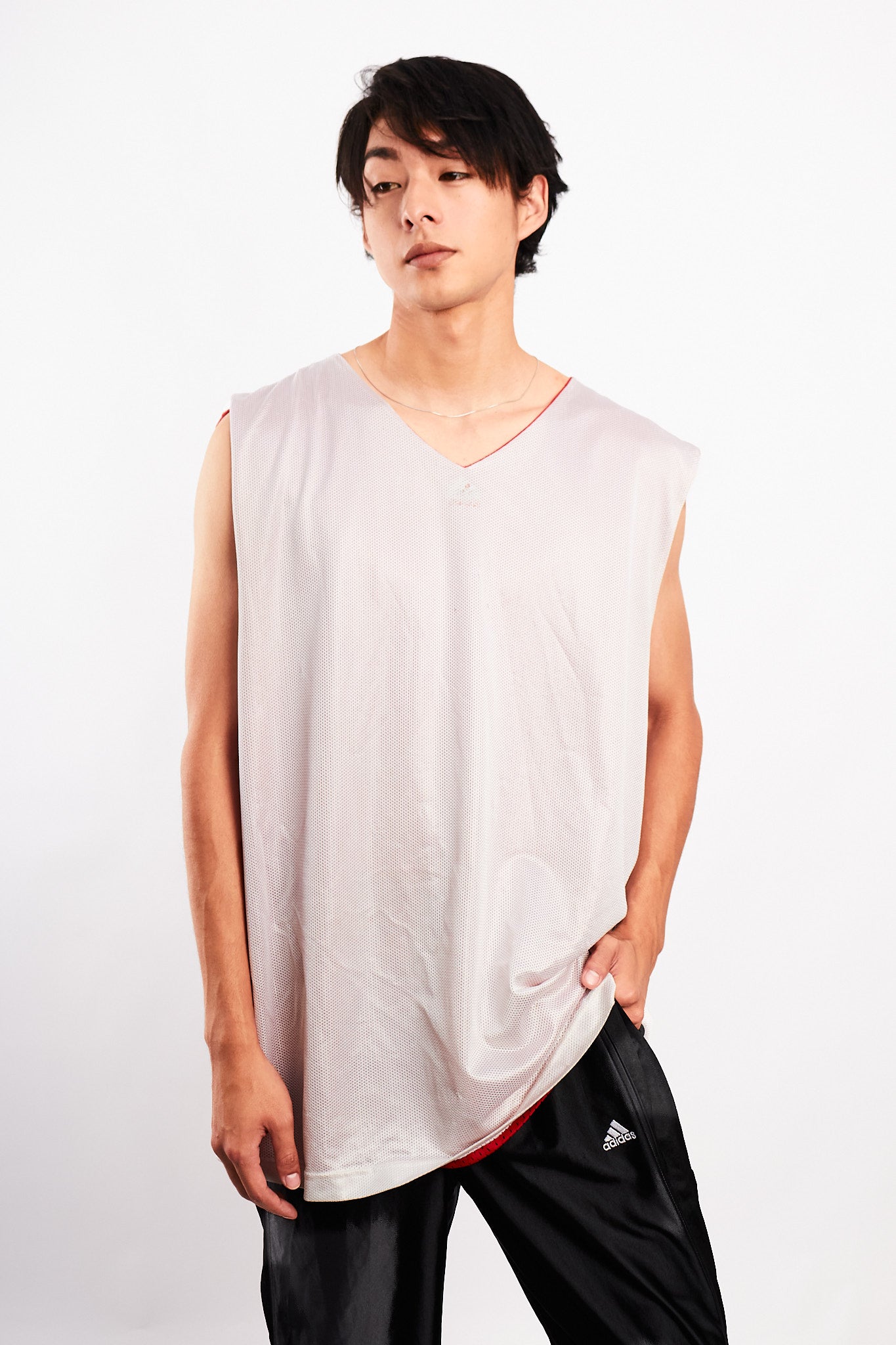2000 Vintage Adidas Reversible Mesh Tanktop (M/L)