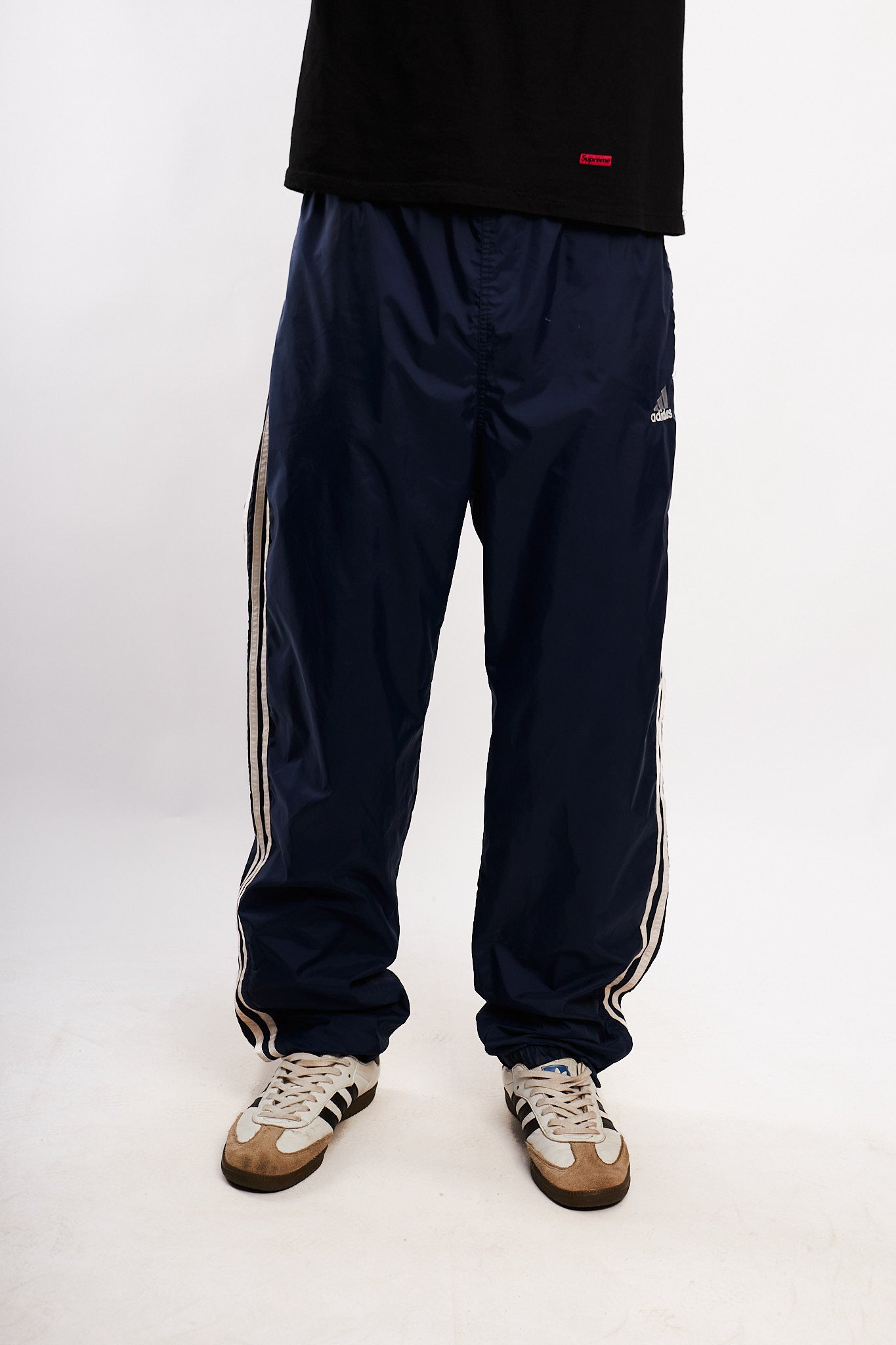 2000s Vintage Adidas Navy Track Pant (S/M)