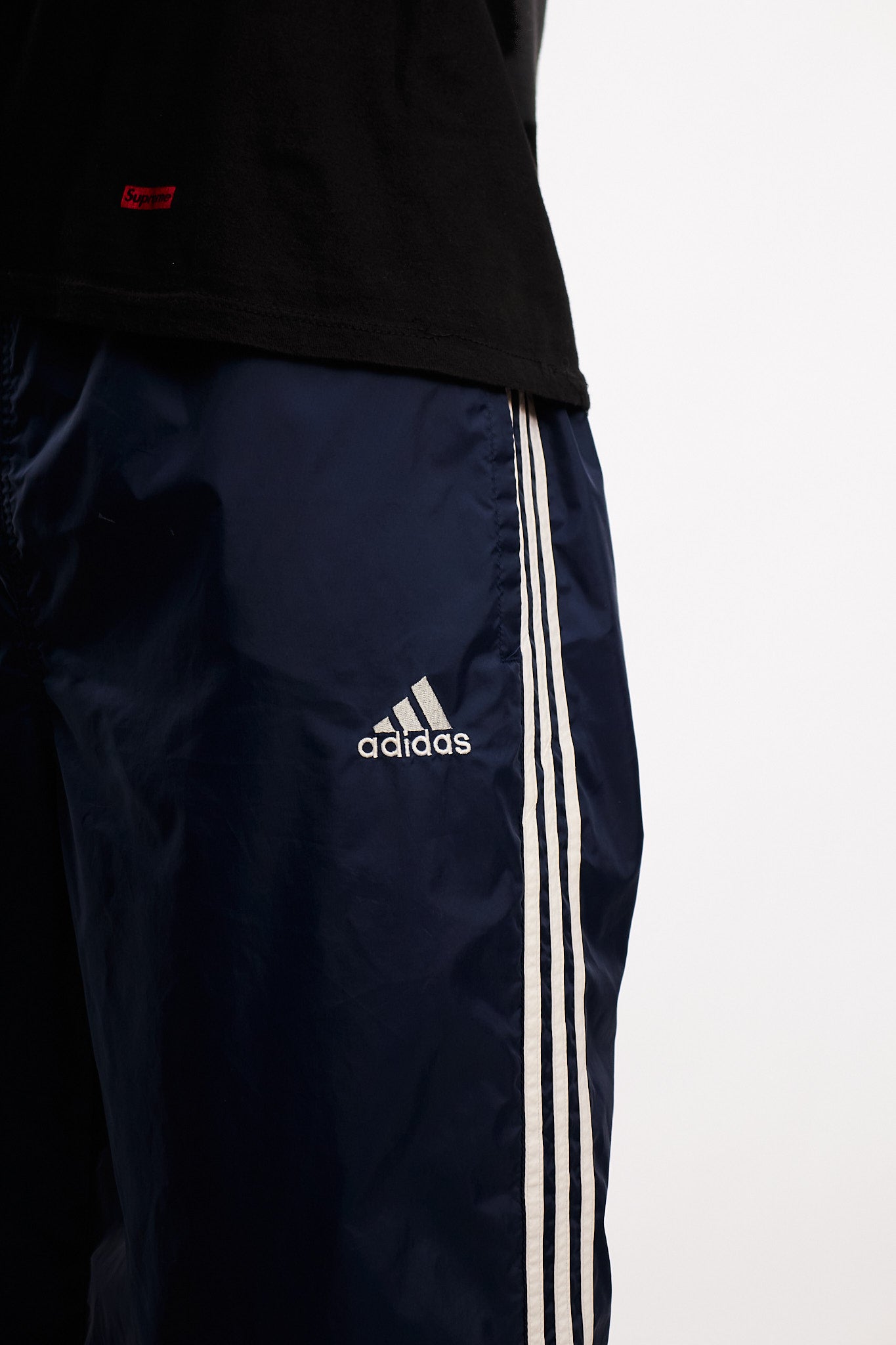 2000s Vintage Adidas Navy Track Pant (S/M)