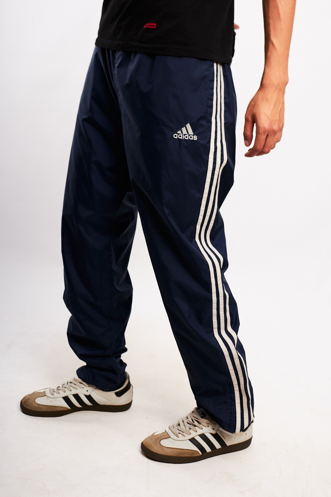 2000s Vintage Adidas Navy Track Pant (S/M)