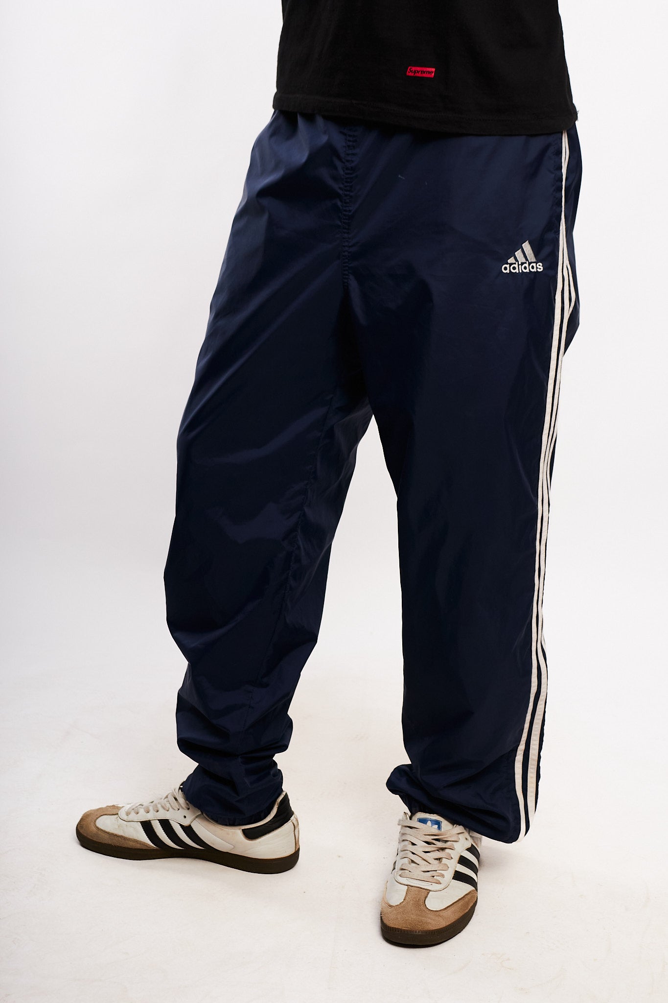 2000s Vintage Adidas Navy Track Pant (S/M)