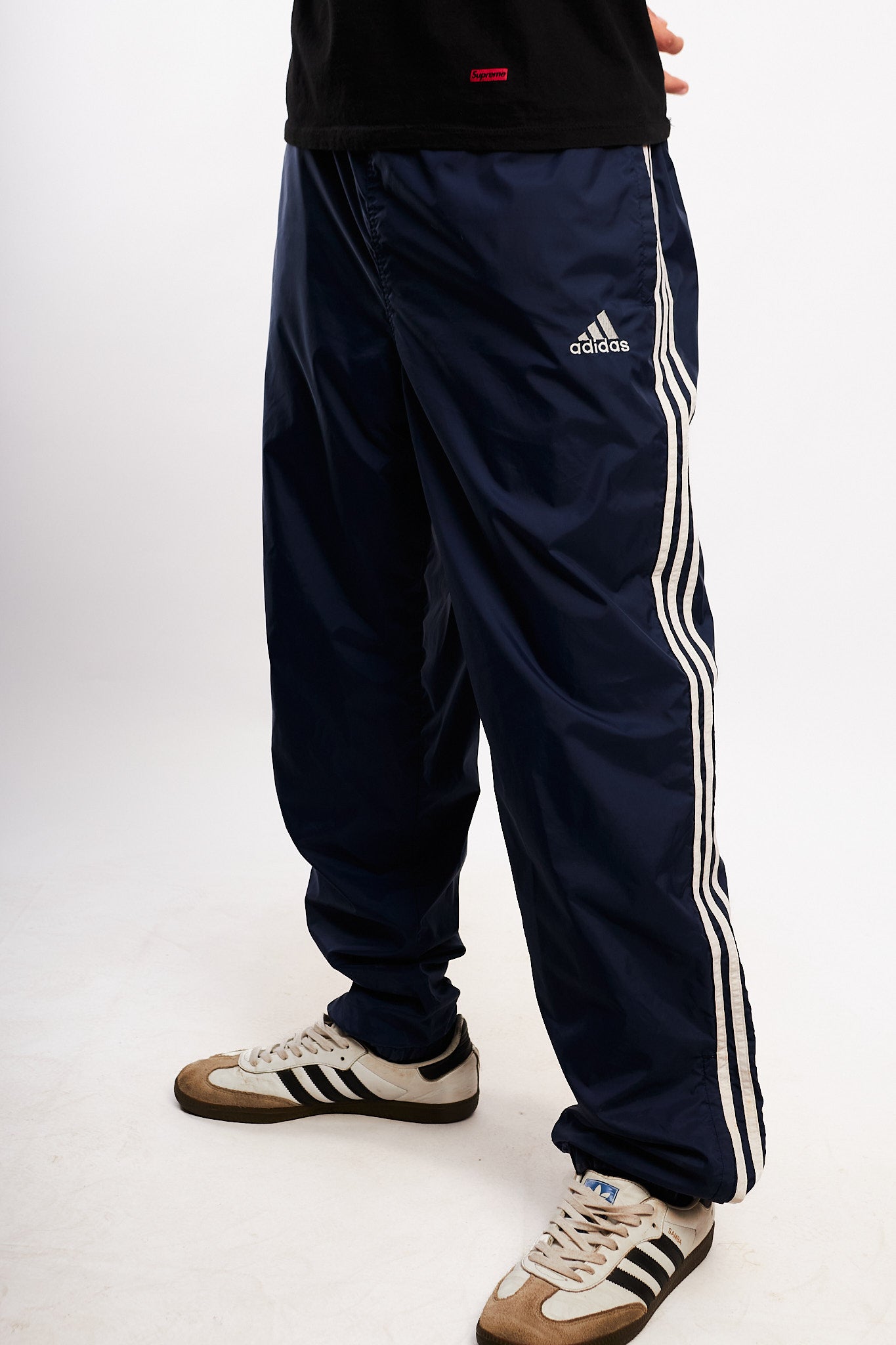 2000s Vintage Adidas Navy Track Pant (S/M)