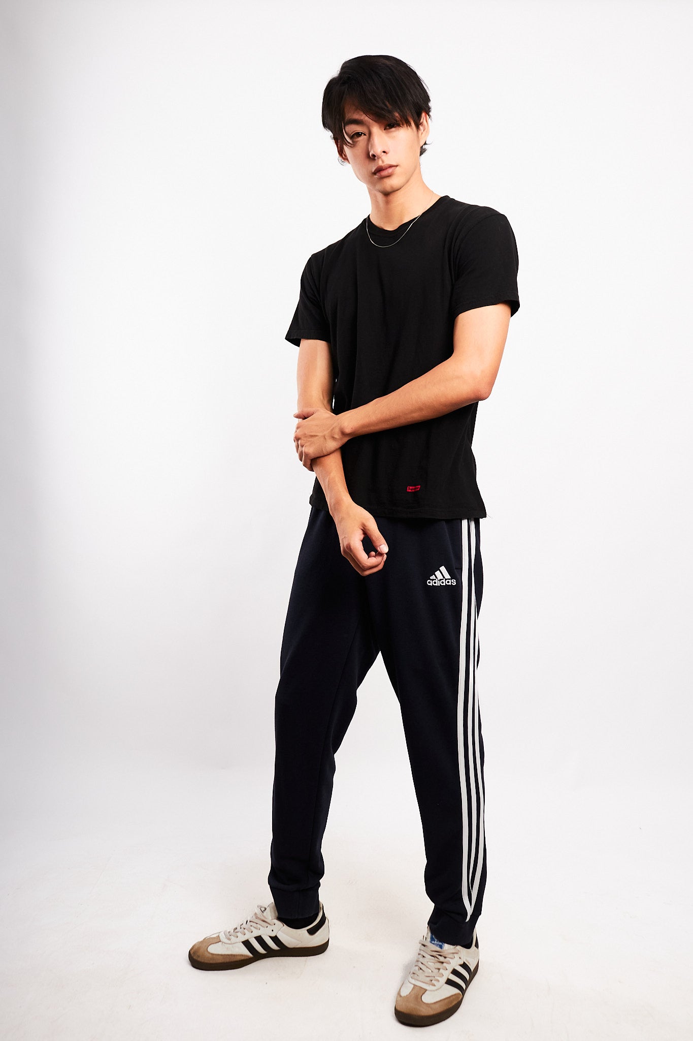 2000 Vintage Adidas Navy Track Pant (M)