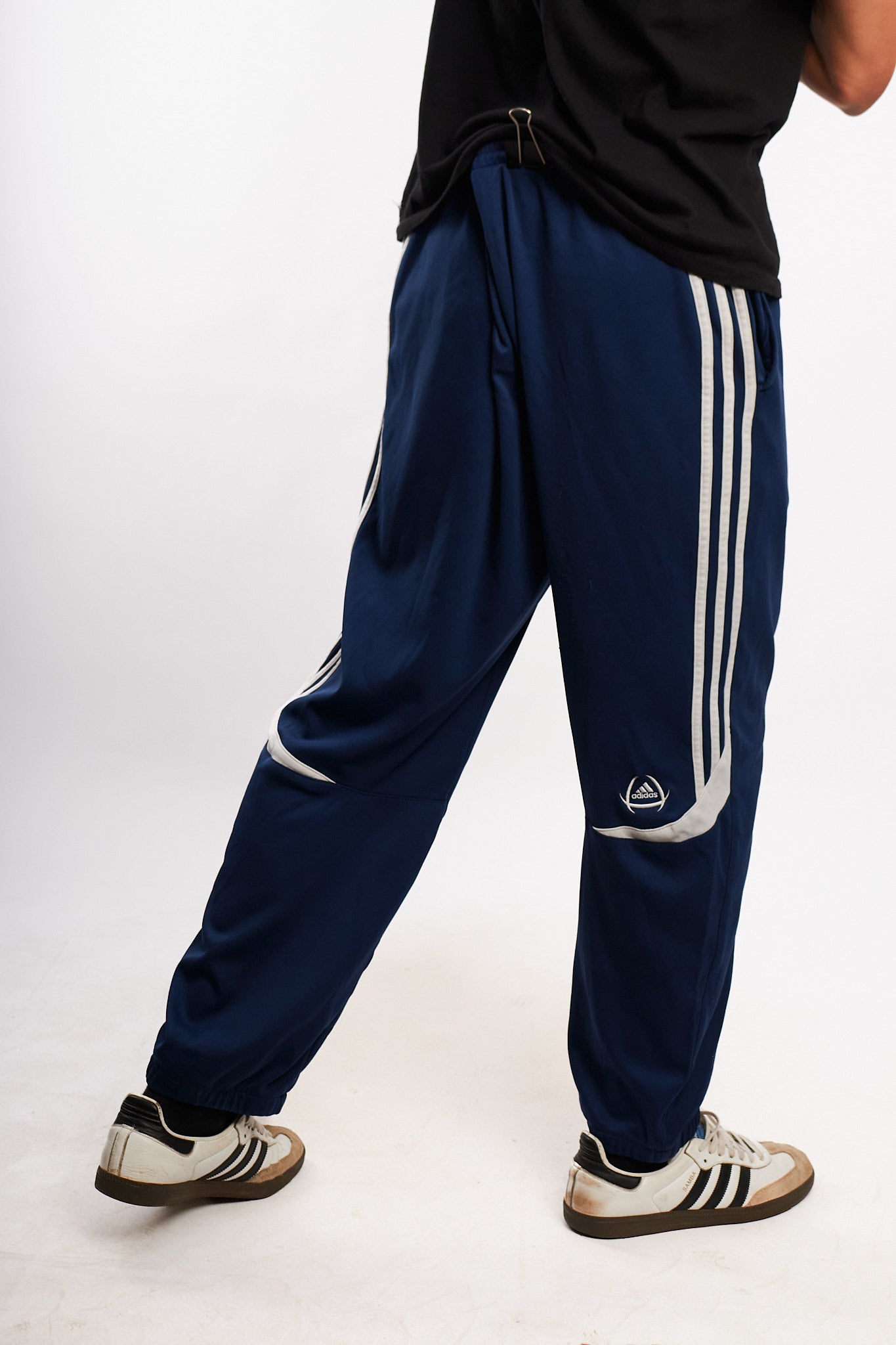2000 Vintage Adidas Navy Track Pant (L/XL)