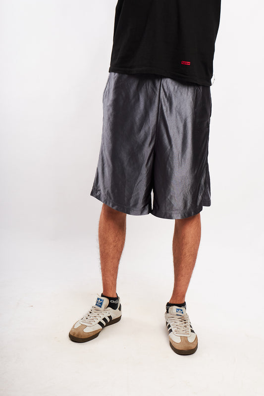 2000 Adidas Gray Satin Short (L/XL)