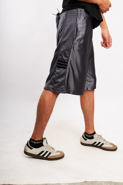 2000 Adidas Gray Satin Short (L/XL)
