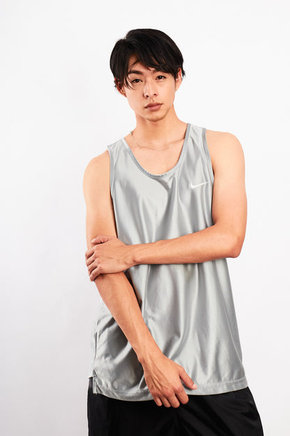 1990 Vintage Nike Metallic Tanktop Jersey (L)