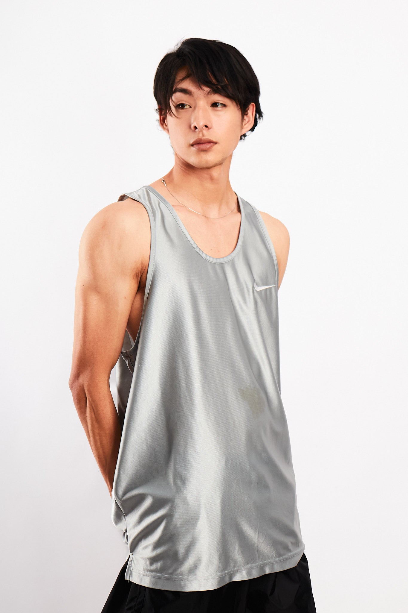 1990 Vintage Nike Metallic Tanktop Jersey (L)