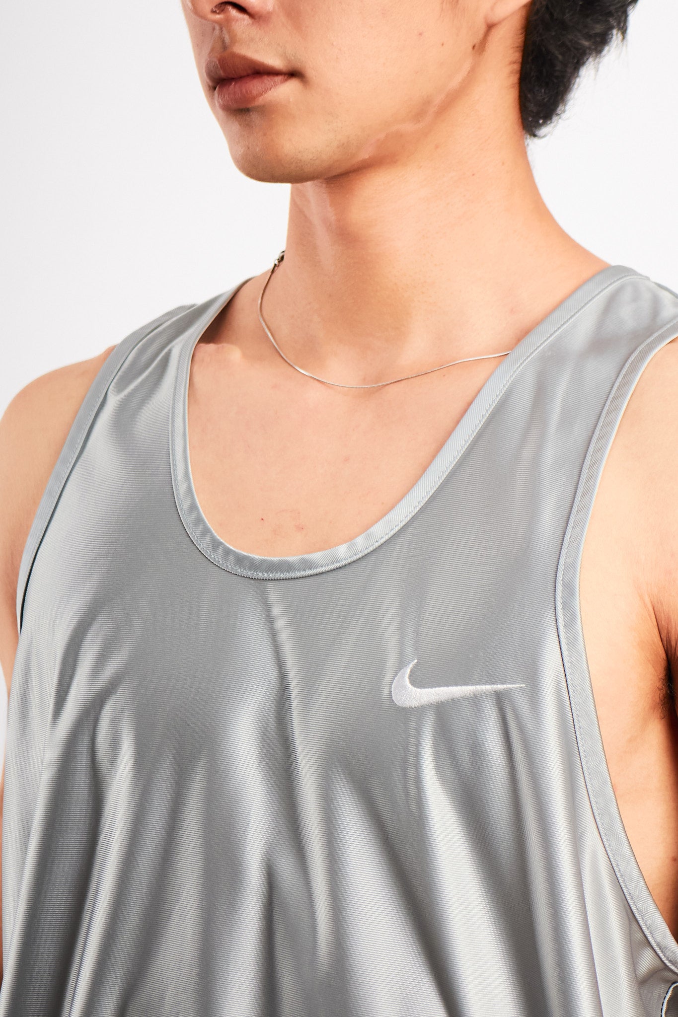 1990 Vintage Nike Metallic Tanktop Jersey (L)