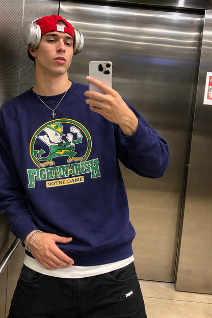 1990 Vintage Notre Dame Fighting Irish Crewneck (S/M)