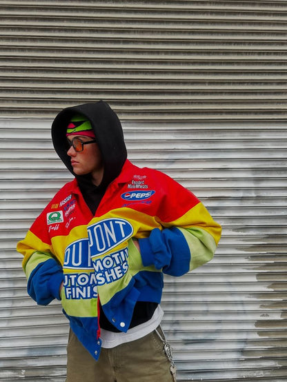 1990 Vintage Chase Jeff Gordon #24 Nascar Rainbow Racing Jacket (XL)