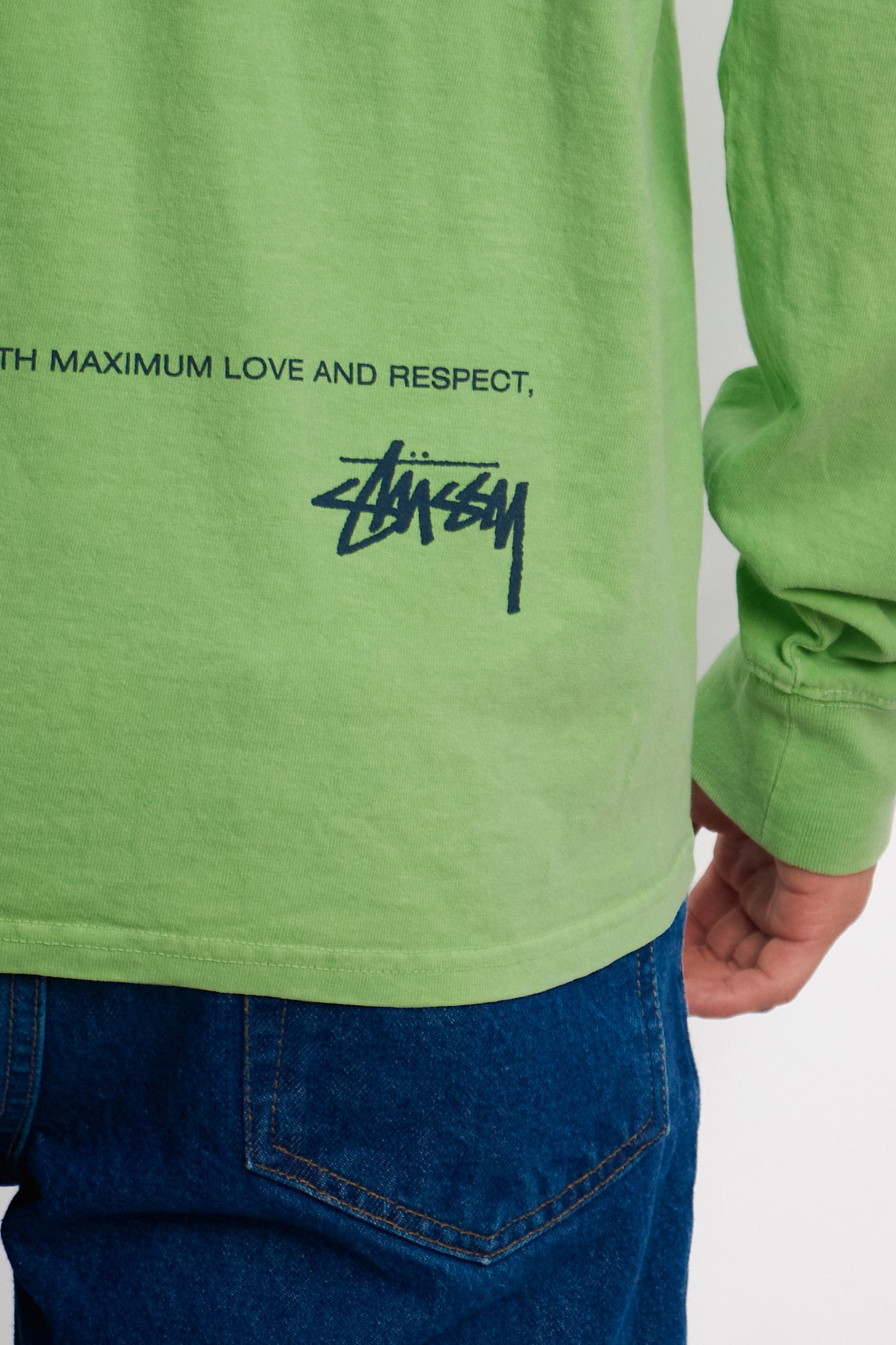 Vintage Stussy Angels Pigment Longsleeve  (M)