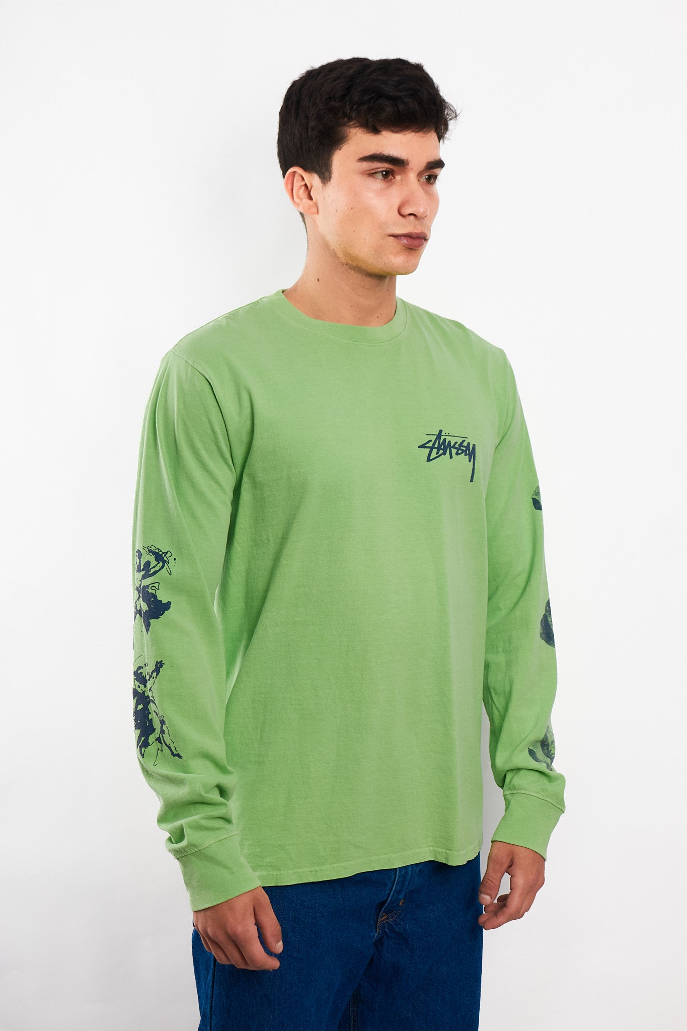 Vintage Stussy Angels Pigment Longsleeve  (M)
