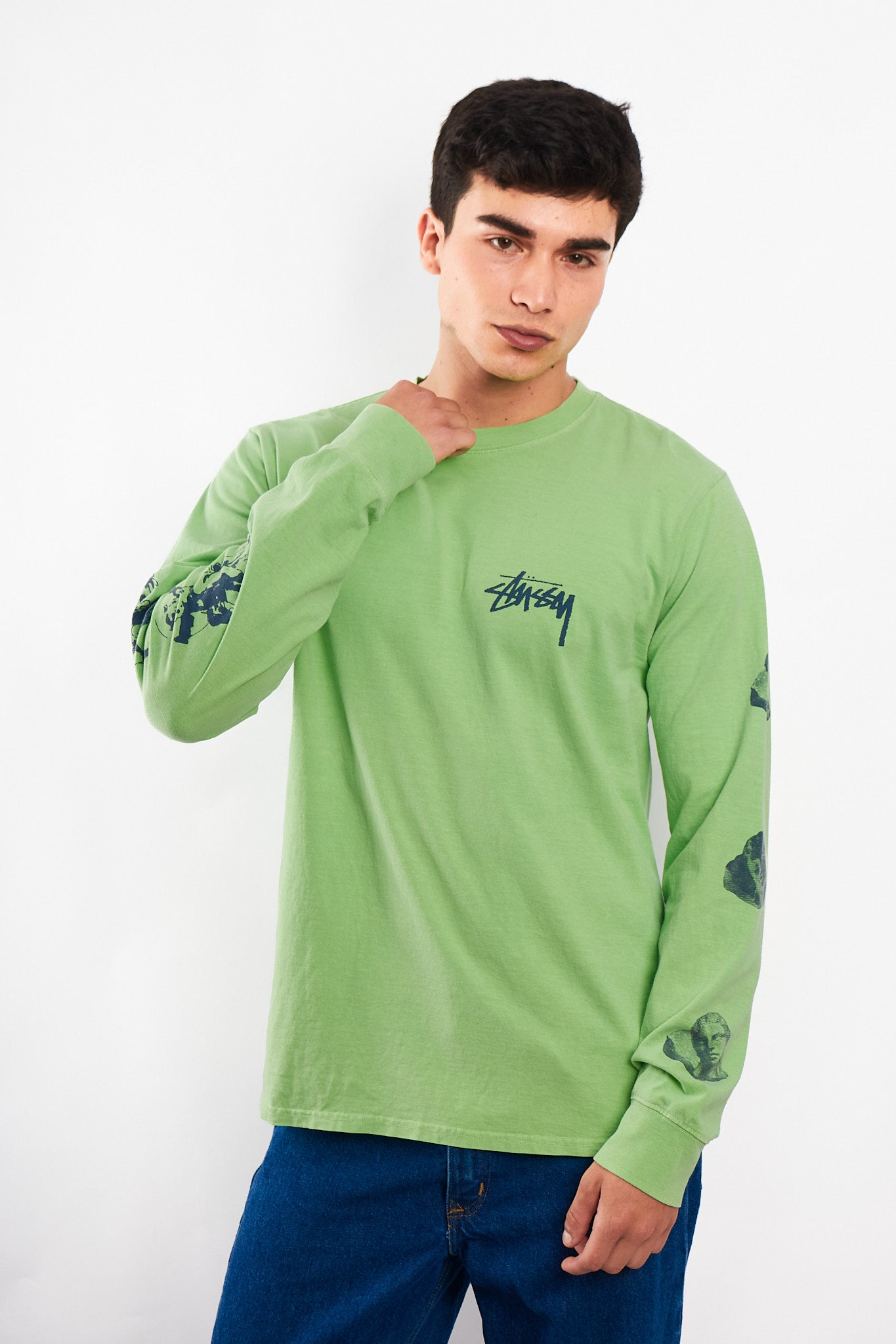 Vintage Stussy Angels Pigment Longsleeve  (M)