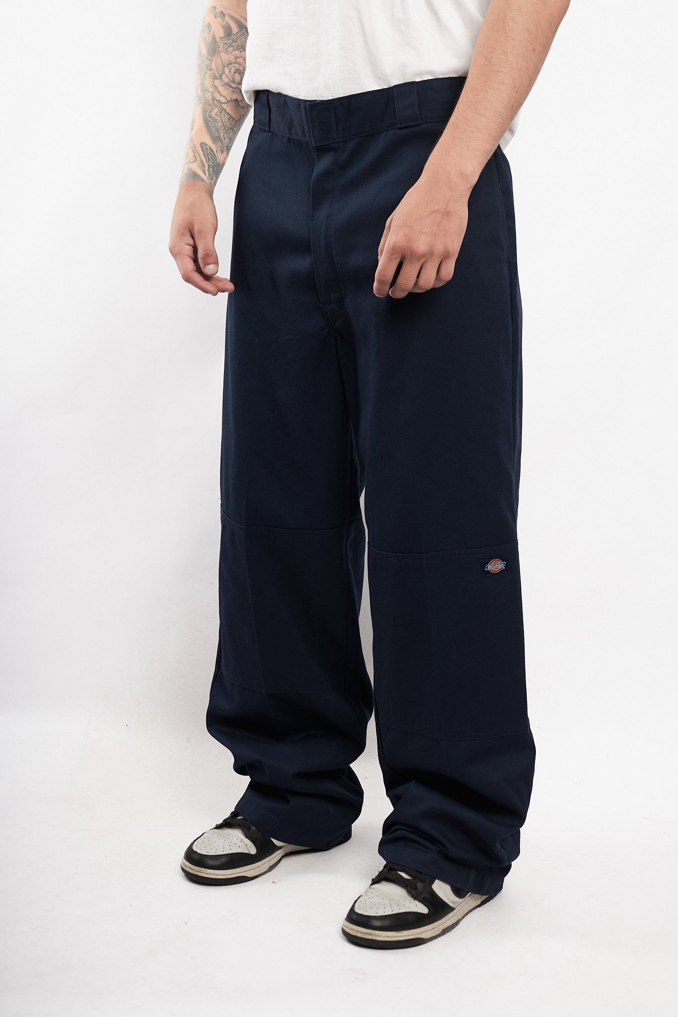 2000 Vintage Dickies Navy Baggy Work Pant (34)