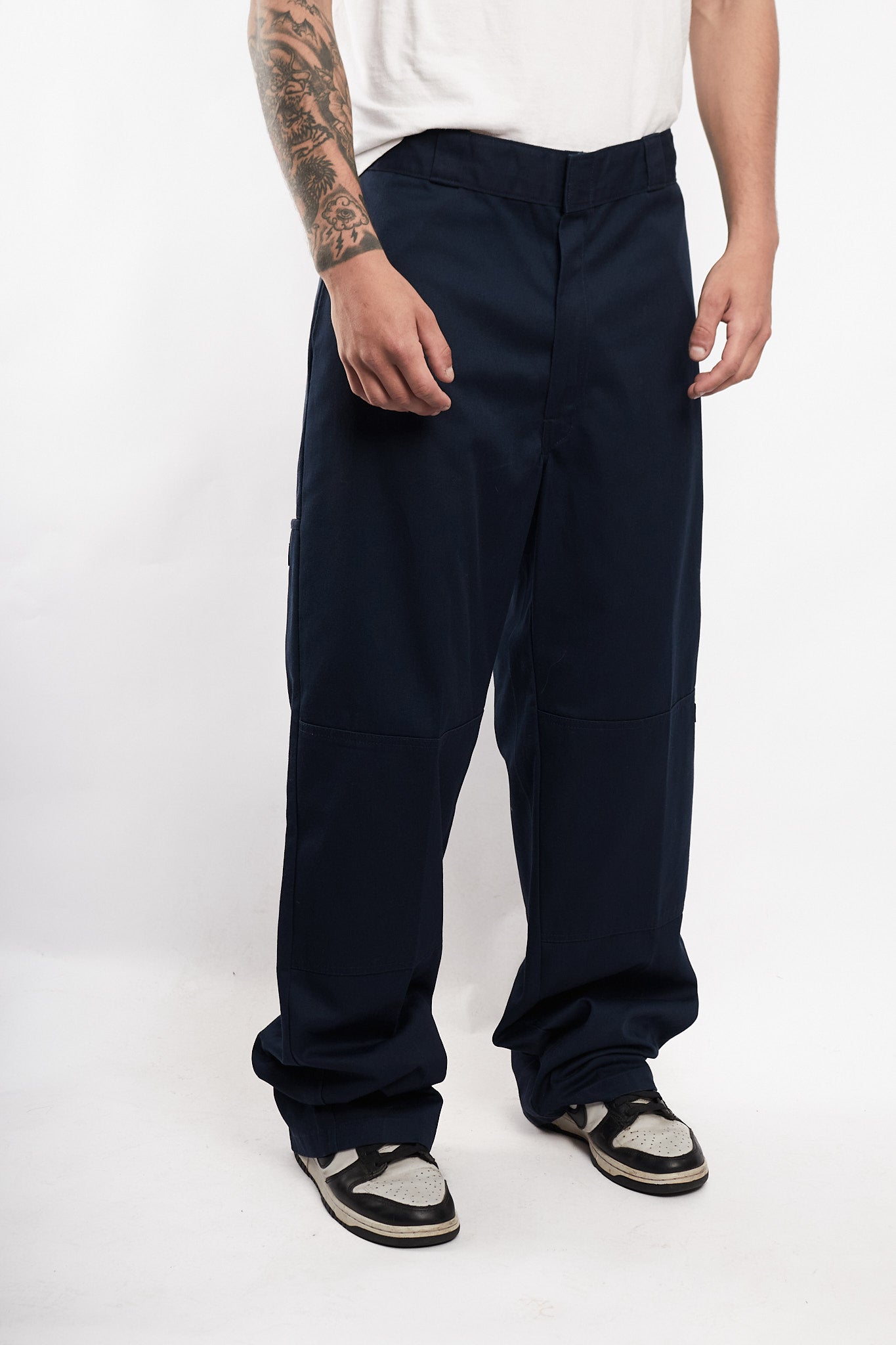 2000 Vintage Dickies Navy Baggy Work Pant (34)