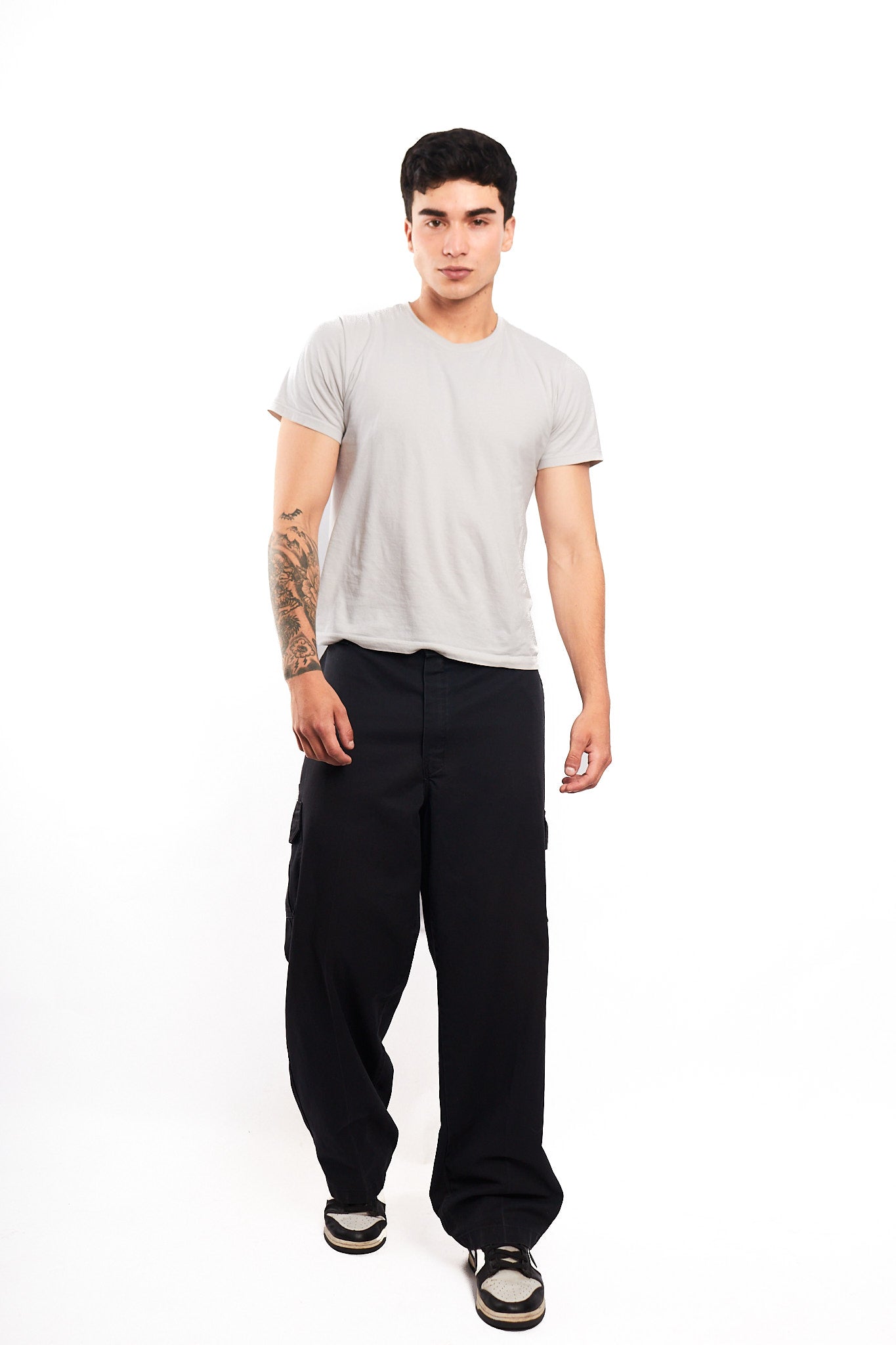 2000 Dickies Black Baggy Cargo Pant (36/38)