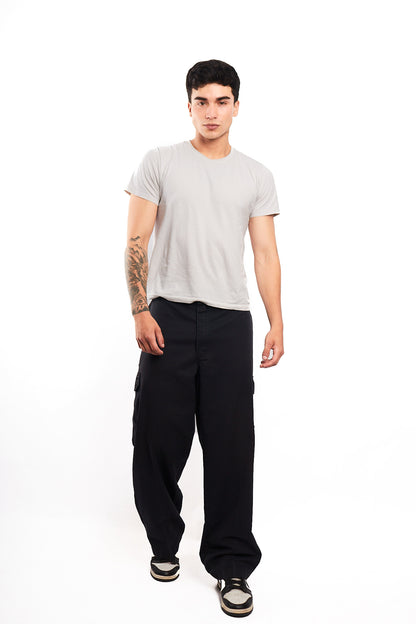 2000 Dickies Black Baggy Cargo Pant (36/38)