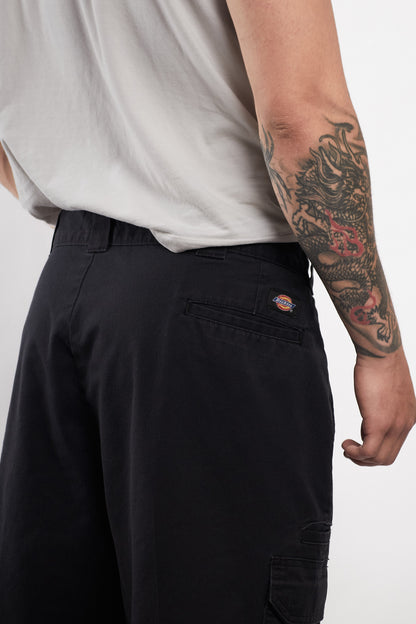 2000 Dickies Black Baggy Cargo Pant (36/38)