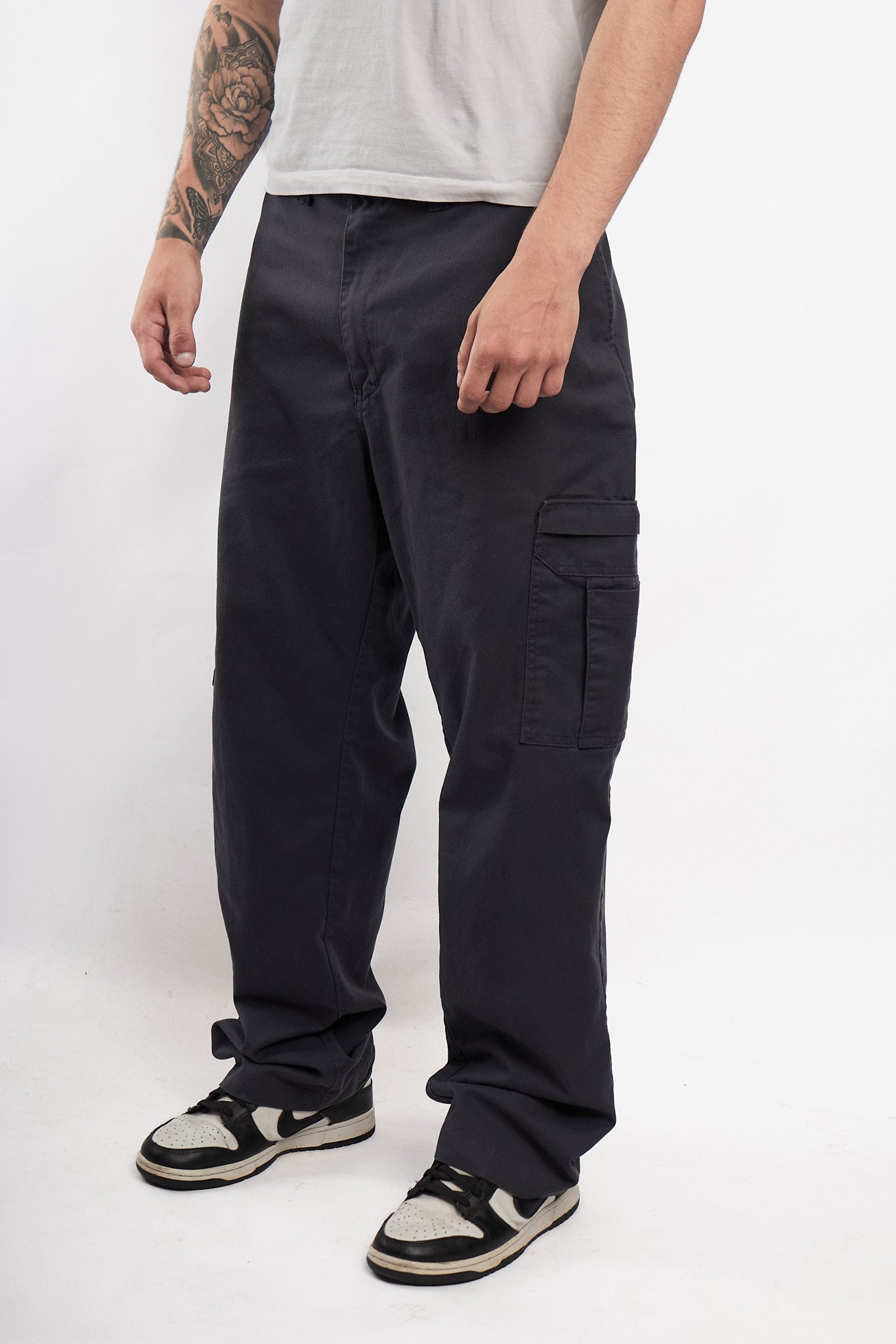 2000 Dickies Steel Blue Baggy Cargo Pant (36)