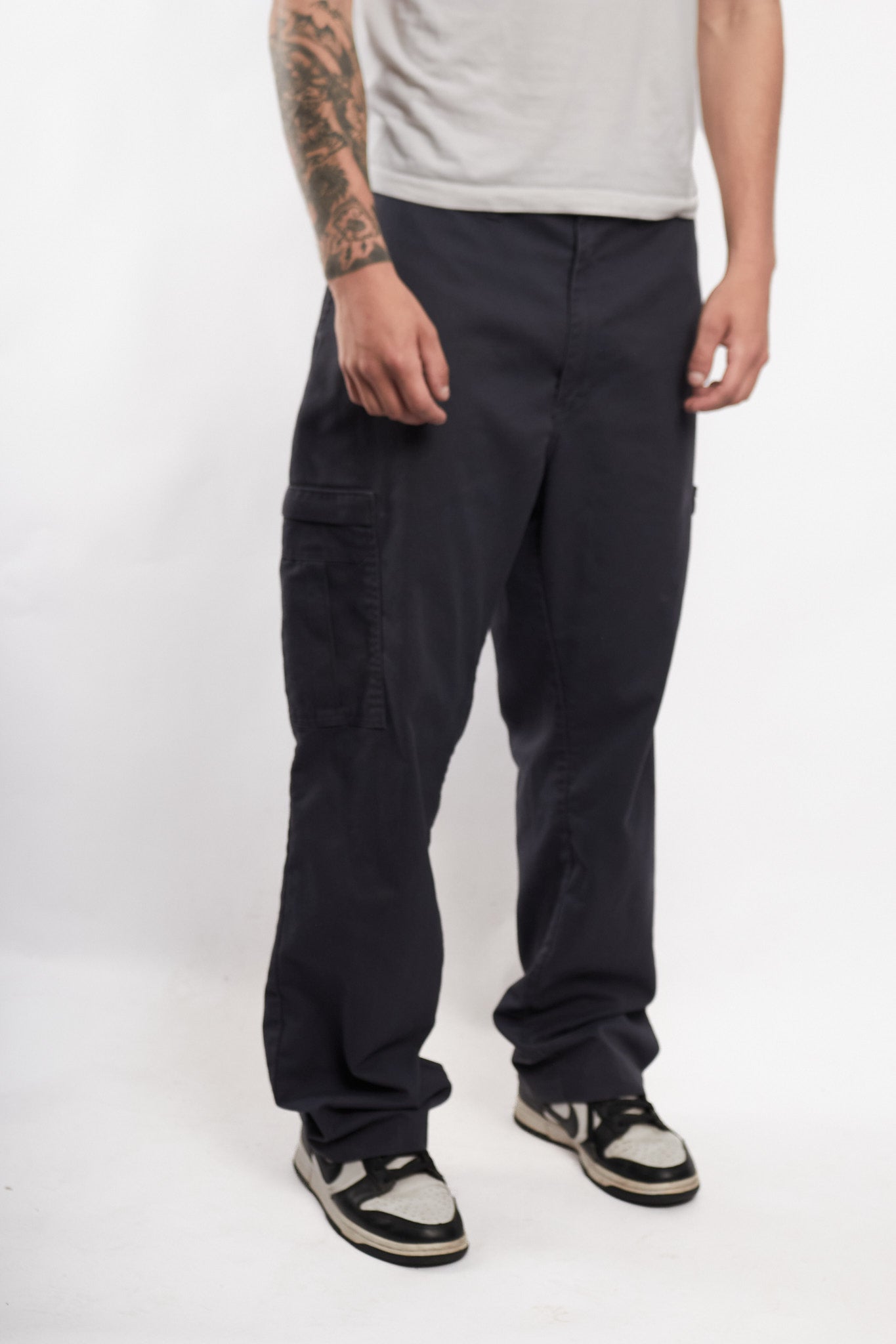 2000 Dickies Steel Blue Baggy Cargo Pant (36)