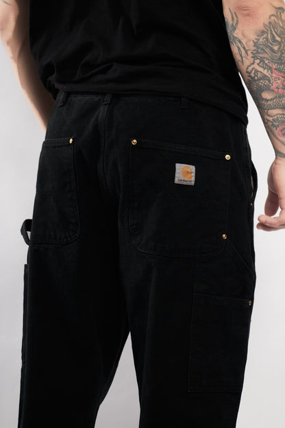 Vintage 2000 Carhartt Black Double Knee Carpenter Pant (32)
