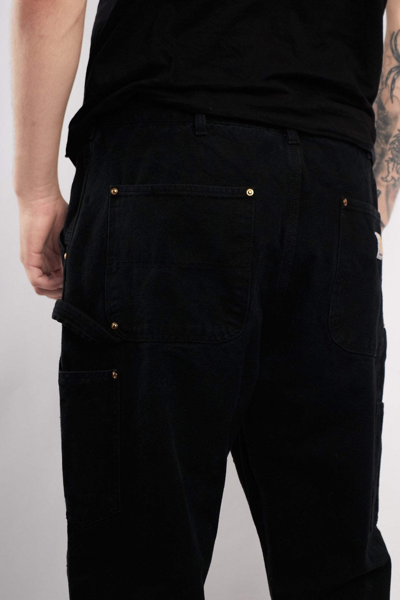 Vintage 2000 Carhartt Black Double Knee Carpenter Pant (32)