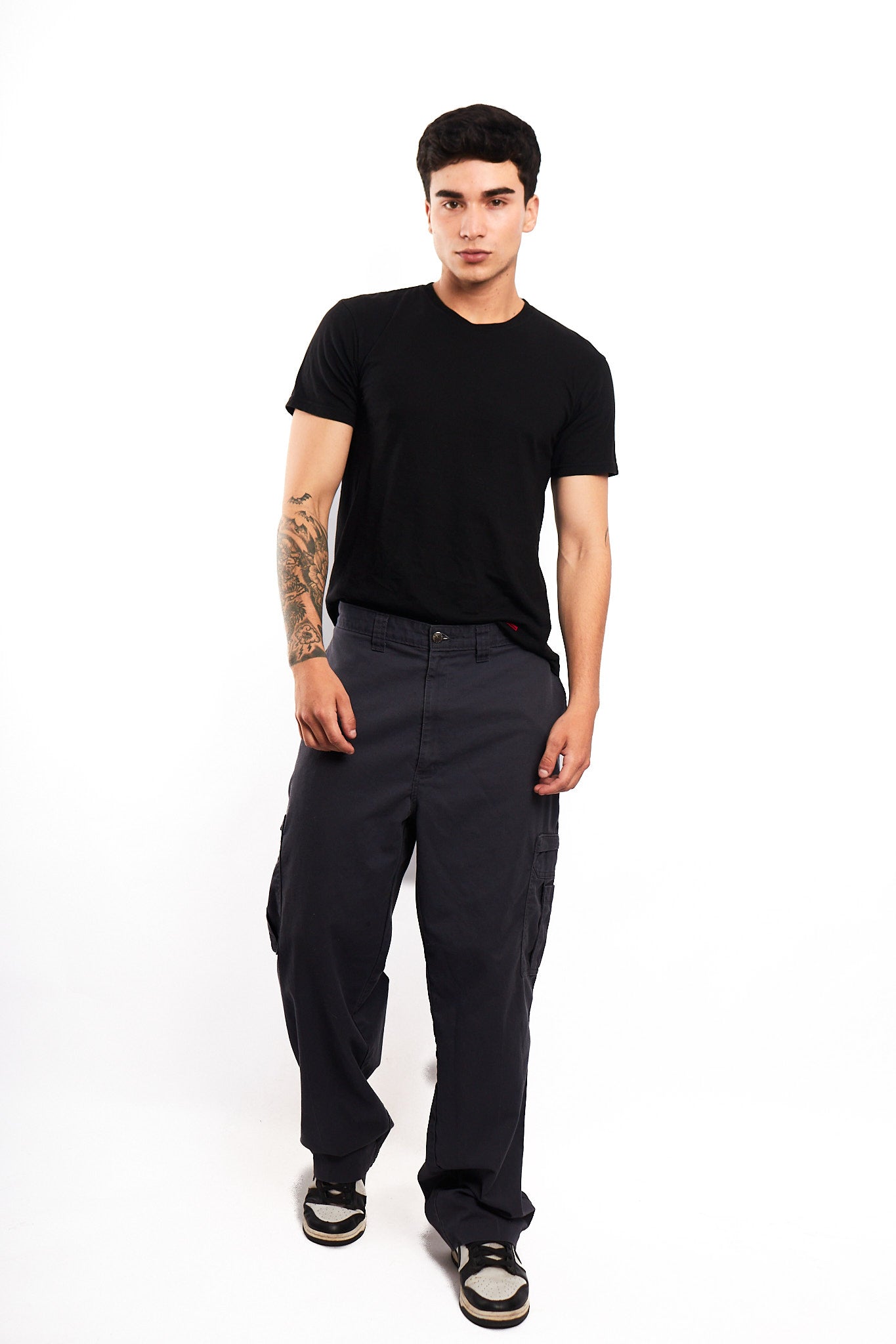 2000 Dickies Steel Blue Baggy Cargo Pant (36/38)