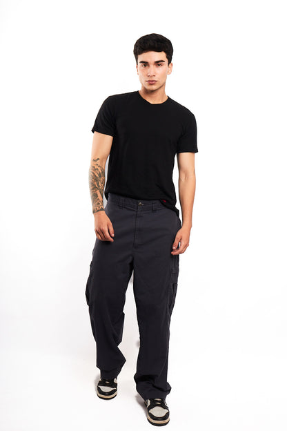 2000 Dickies Steel Blue Baggy Cargo Pant (36/38)