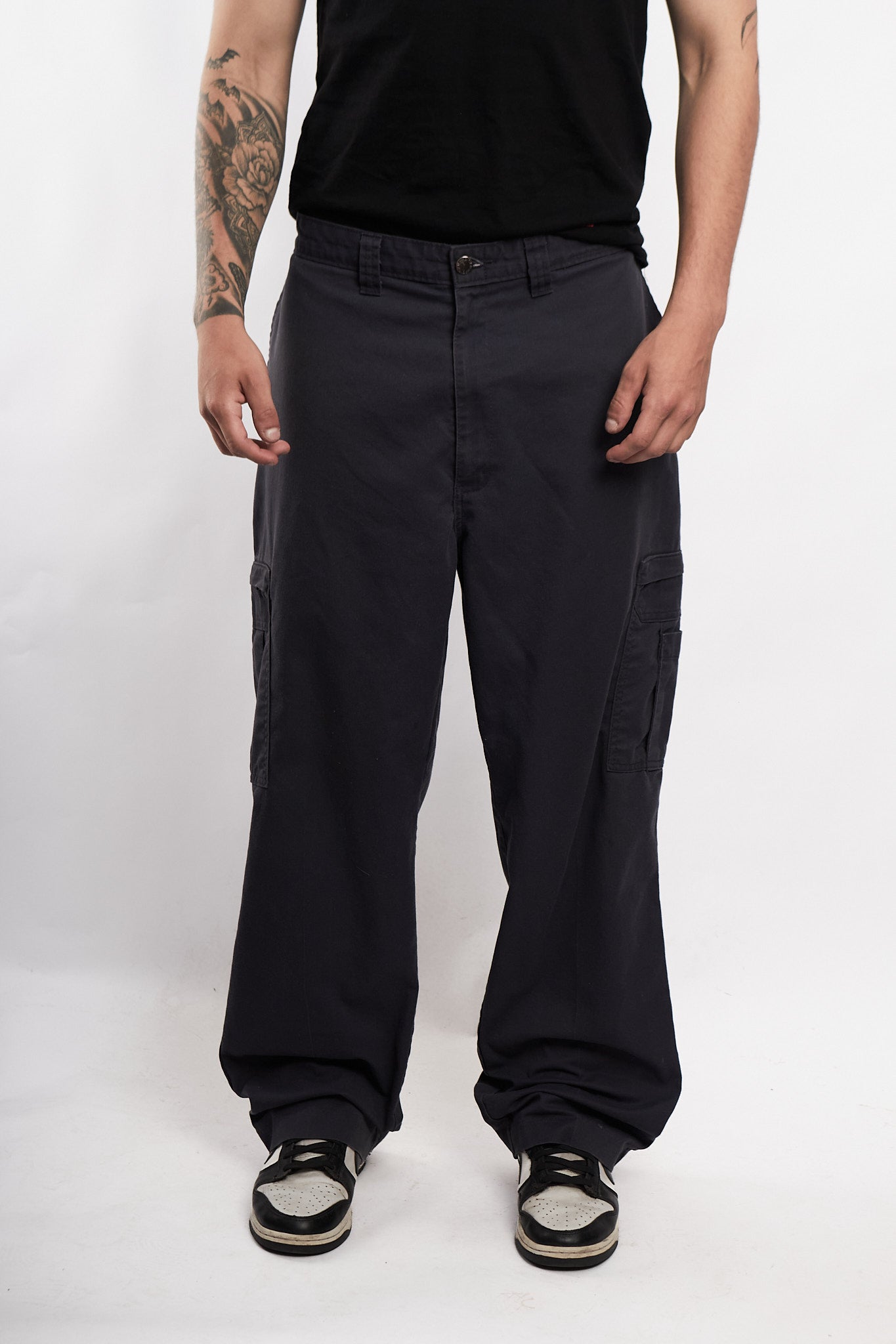 2000 Dickies Steel Blue Baggy Cargo Pant (36/38)