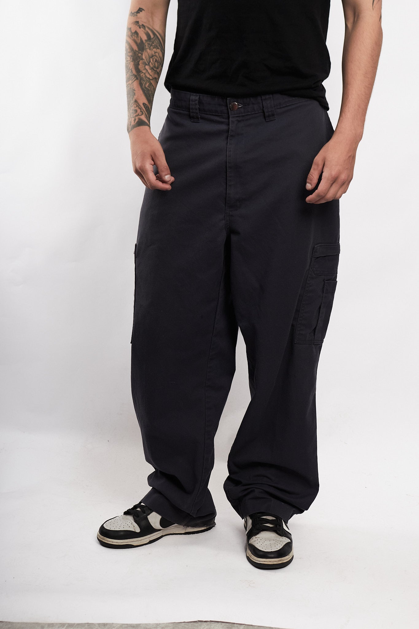 2000 Dickies Steel Blue Baggy Cargo Pant (36/38)