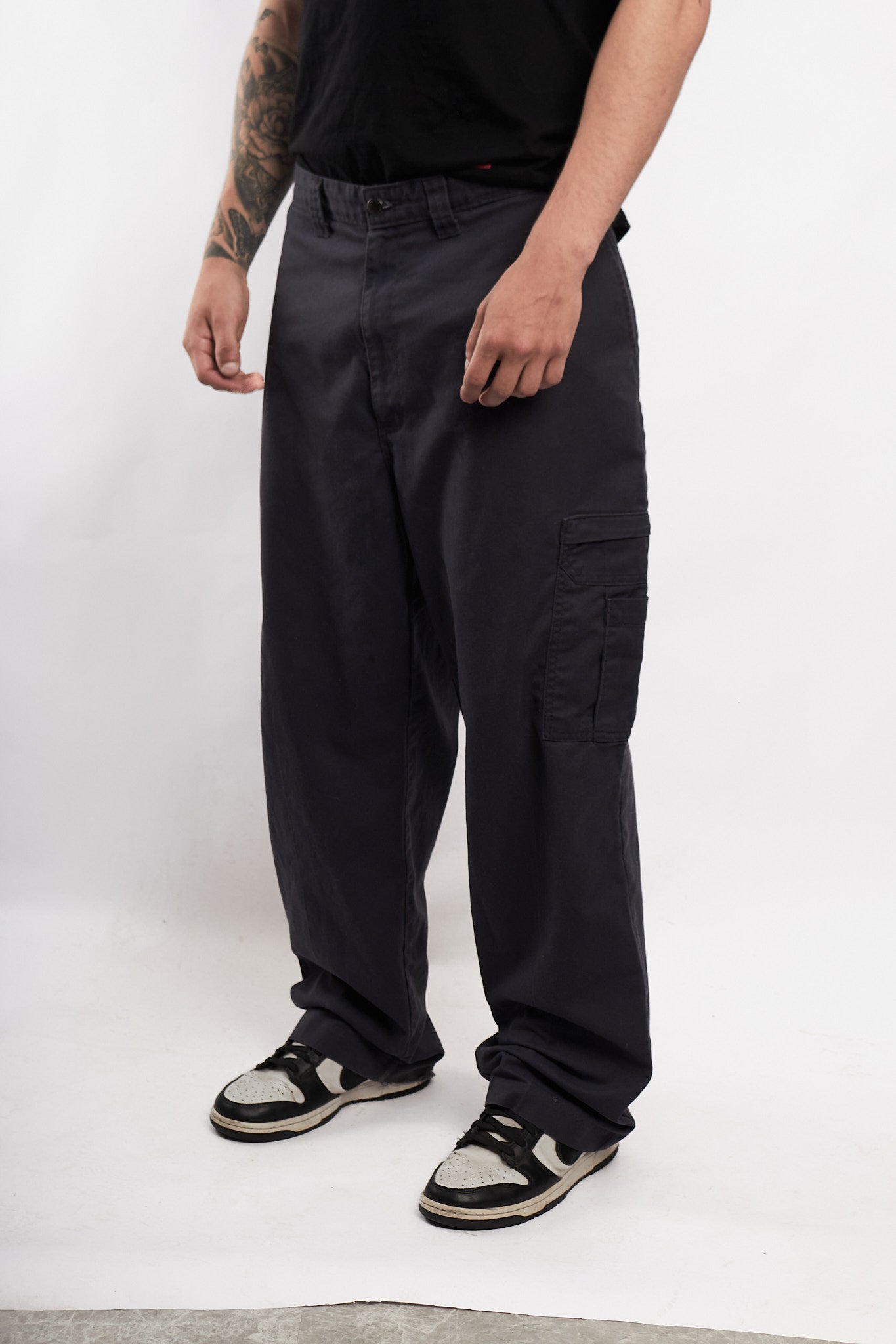 2000 Dickies Steel Blue Baggy Cargo Pant (36/38)