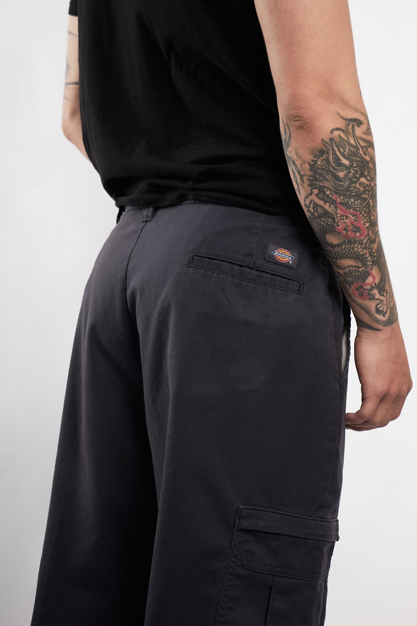 2000 Dickies Steel Blue Baggy Cargo Pant (36/38)