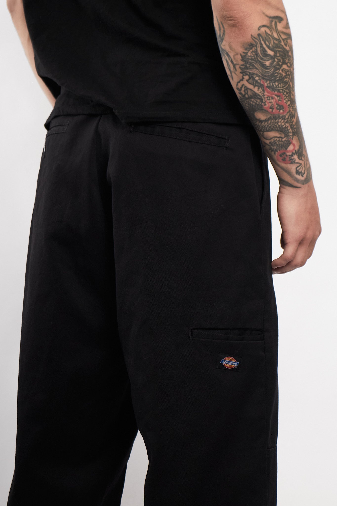 2000 Dickies Black Baggy Work Pant (32)