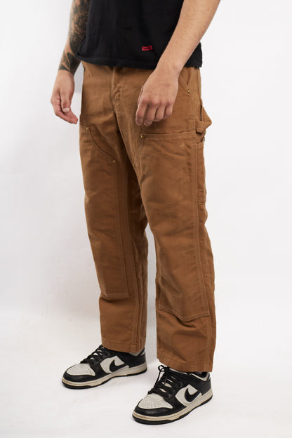 Vintage 2000 Carhartt Brown Double Knee Carpenten Pant (28/30)