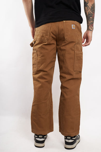 Vintage 2000 Carhartt Brown Double Knee Carpenten Pant (28/30)