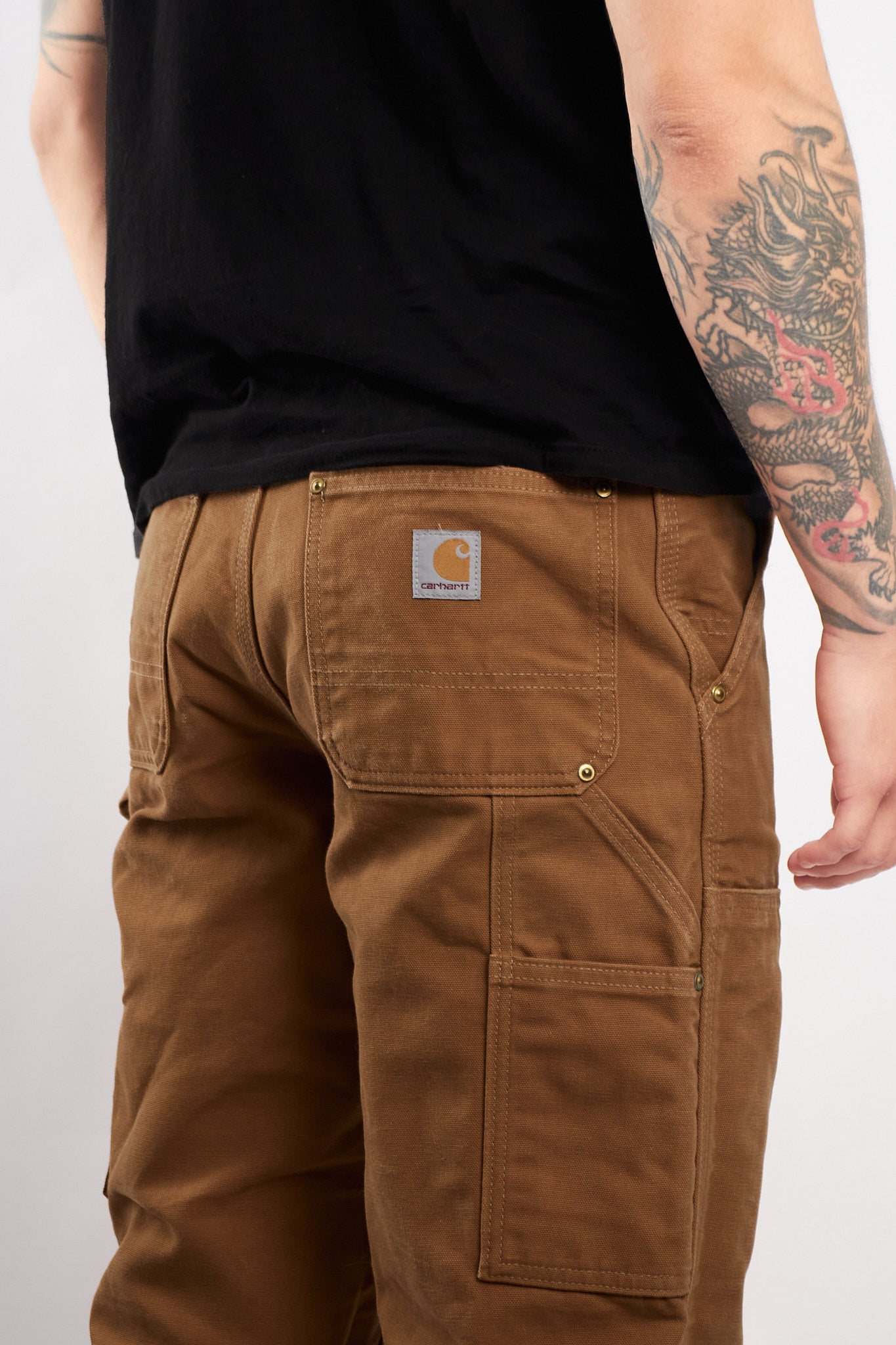 Vintage 2000 Carhartt Brown Double Knee Carpenten Pant (28/30)